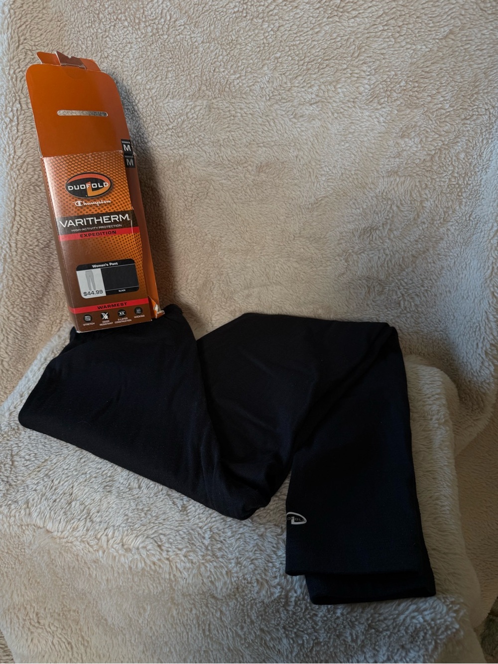 Duofold by Champion Varitherm Expedition Women's Pants Base Layer Womens Sz M